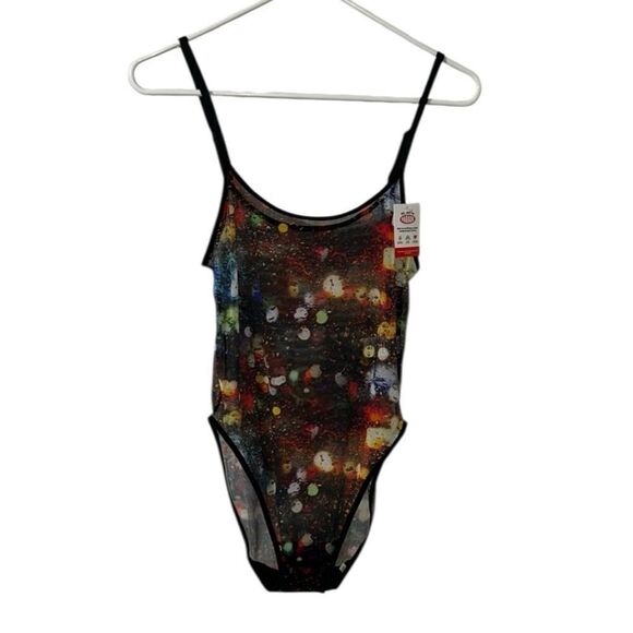 Parade Multicolor Sheer Mesh Bodysuit(Size Small) - Picture 4 of 8